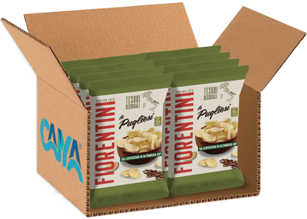 Fiorentini Tesori Regionali Pugliesi Chips con Lenticchia di Altamura 70g box