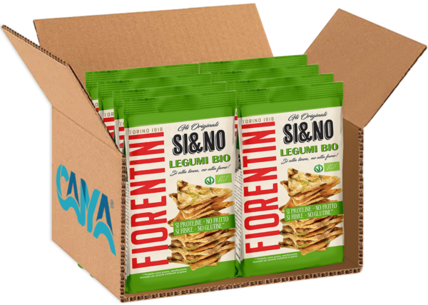 Fiorentini Si&No BIO Triangolini di Mais con Legumi 80g box