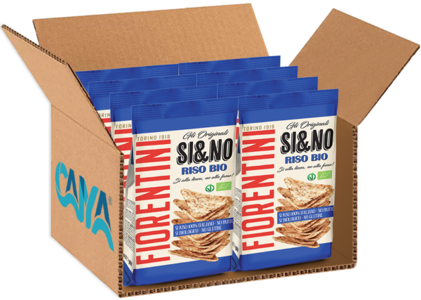 Fiorentini Si&No BIO Triangolini di Riso con Sale Marino 100g box