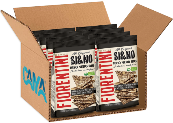 Fiorentini Si&No BIO Triangolini di Riso Nerone 80g box