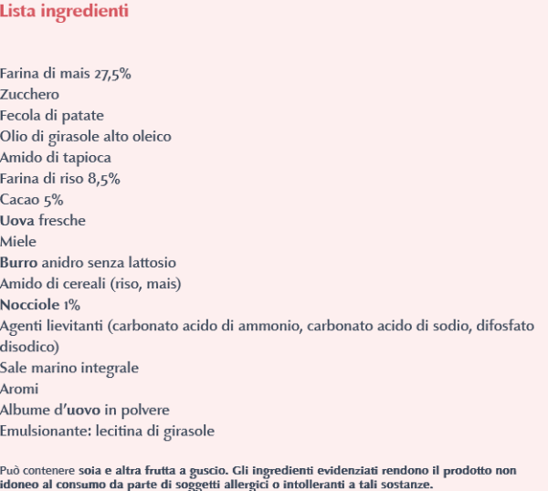 Galbusera ZeroGrano Frollini con Cacao e Nocciole Senza Glutine e Senza Lattosio 220g