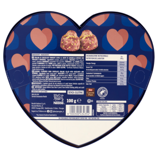 Baci Perugina Cuore Caramellato alle Mandorle 100g