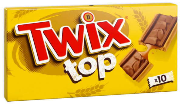 Twix Top Biscotto e Caramello con Cioccolato al Latte 210g