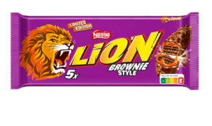 Lion Brownie Style Barrette di Cioccolato e Caramello gusto Brownie 150g