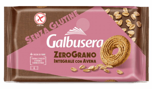 Galbusera ZeroGrano Frollino Integrale con Avena 220g