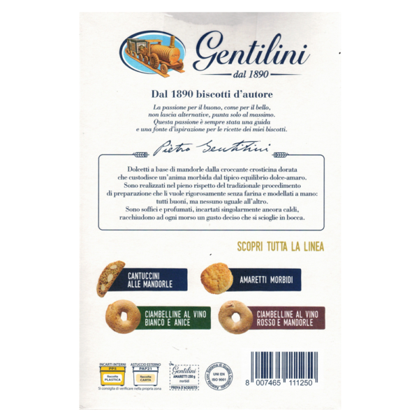 Gentilini Amaretti alla Mandorla 250g