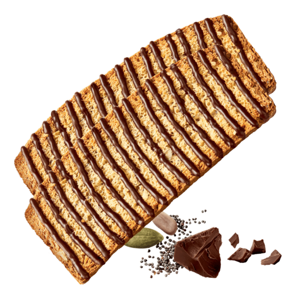 Galbusera BelleBuone Fette Spesse con Cioccolato, Semi di Papavero, Girasole e Zucca