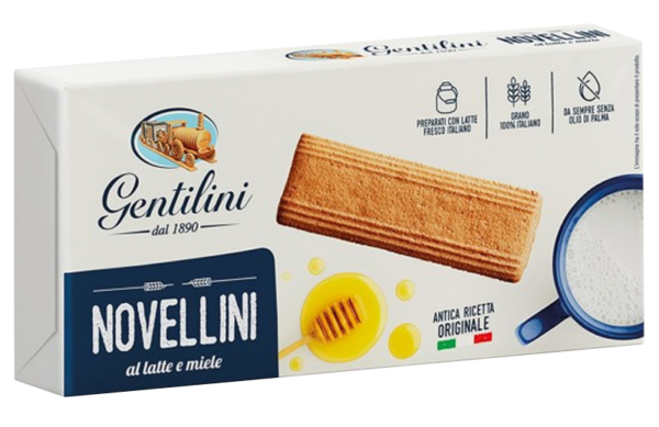 Gentilini Novellini Biscotti al Latte e Miele 250g