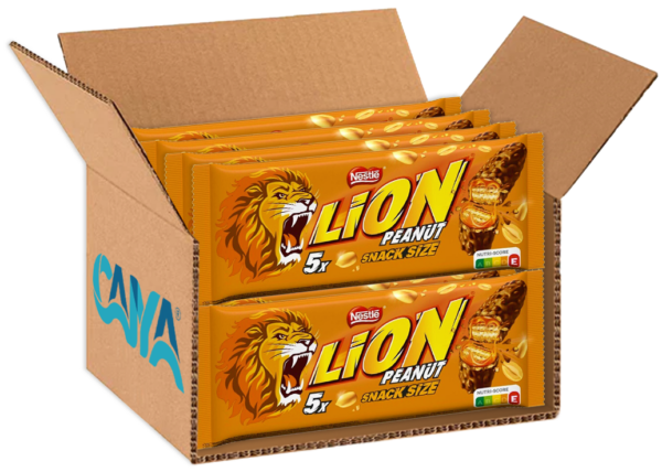 Lion Peanut Barretta al Cioccolato con Arachidi e Caramello 150g box