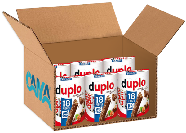 Duplo Barrette al Cioccolato a Latte e Wafer 327,6g box