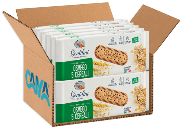 Gentilini Osvego Biscotti ai 5 Cereali 250g box