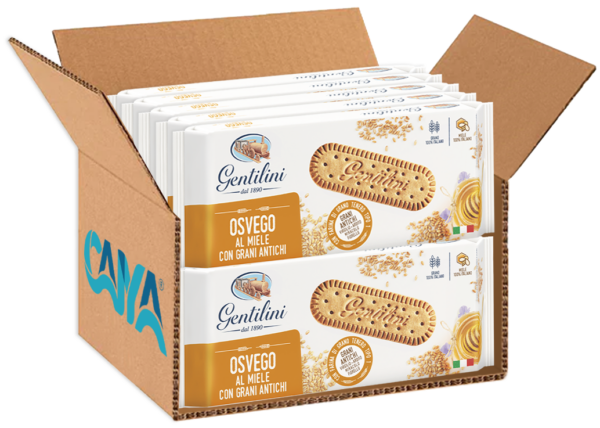 Gentilini Osvego Biscotti al Miele con Grani Antichi 250g box