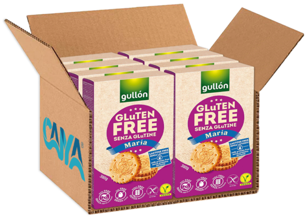 Gullon Maria Biscotti Senza Glutine e Senza Lattosio 380g box