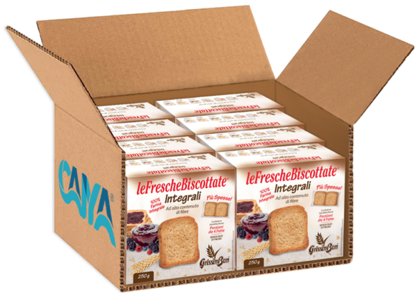 GrissinBon Fette Biscottate Integrali FrescheBiscottate 250g box
