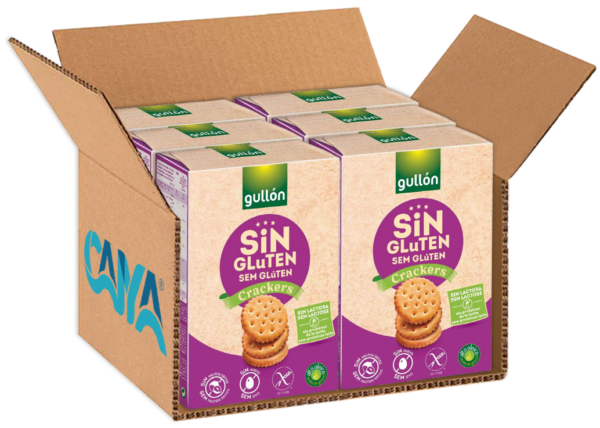 Gullon Crackers Salato Senza Glutine e Lattosio 200g box