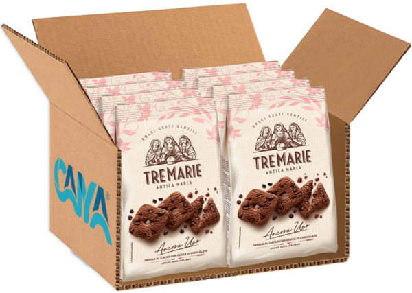 Tre Marie Ancora Uno Frolla al Cacao con Gocce di Cioccolato 315g box