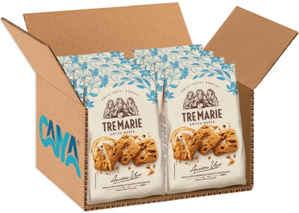 Tre Marie Ancora Uno Frolla con Caramello Salato e Cioccolato 315g box