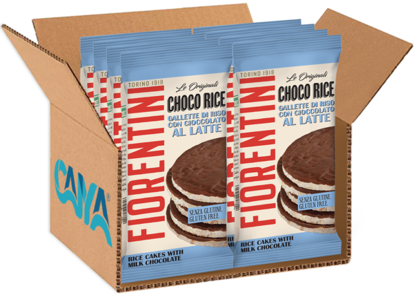 Fiorentini Choco Rice Gallette di Riso con Cioccolato al Latte 100g box