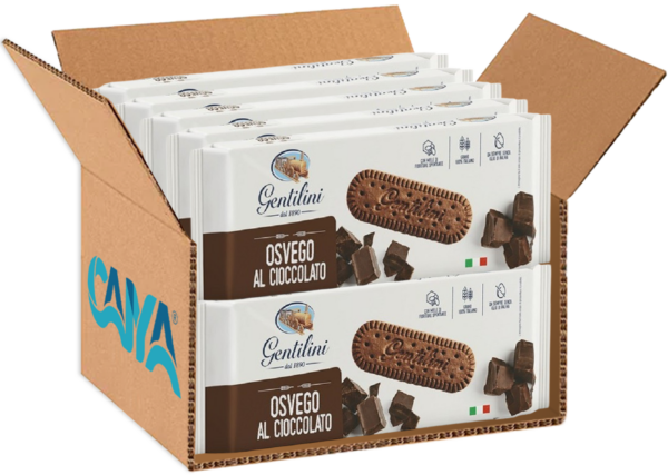 Gentilini Osvego Biscotti al Cioccolato 250g box