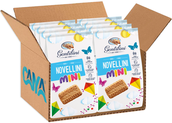Gentilini Novellini Mini Biscotti al Latte e Miele 330g box