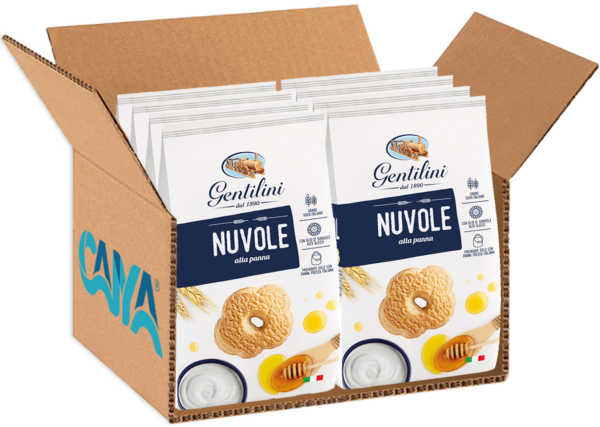 Gentilini Nuvole alla Panna Biscotti con Panna 330g box