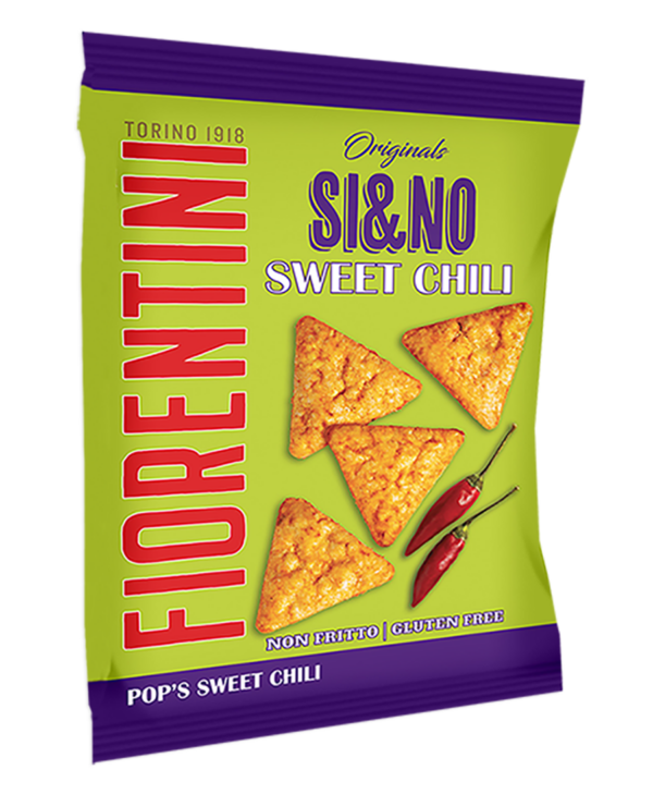 Fiorentini Si e No Pop's Sweet Chili Mini Gallette di Mais al Chili 40g