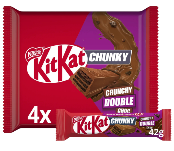 Kit Kat Chunky Crunchy Double Choc Kitkat 168g