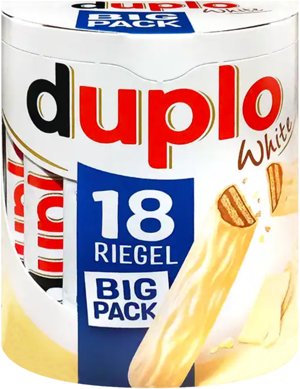 Duplo Barrette al Cioccolato Bianco e Wafer 327,6g