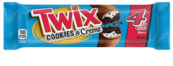 Twix Cookies & Creme Barretta con Crema Vaniglia e Pezzi di Biscotto 77,1g