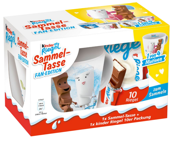 Kinder Maxi (Riegel) con Tazza Fan Edition 210g (Edizione 2025)