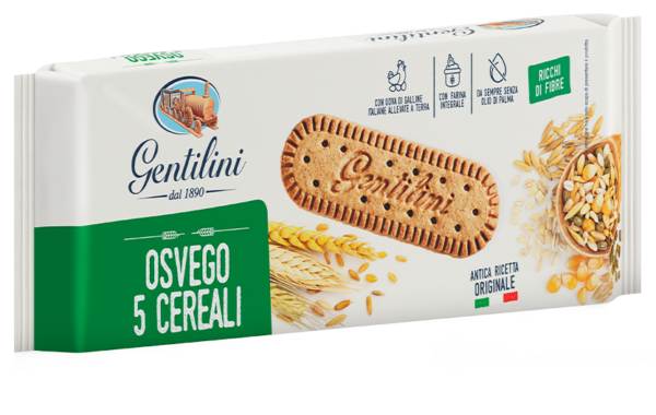 Gentilini Osvego Biscotti ai 5 Cereali 250g