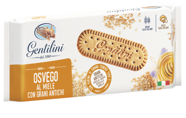 Gentilini Osvego Biscotti al Miele con Grani Antichi 250g