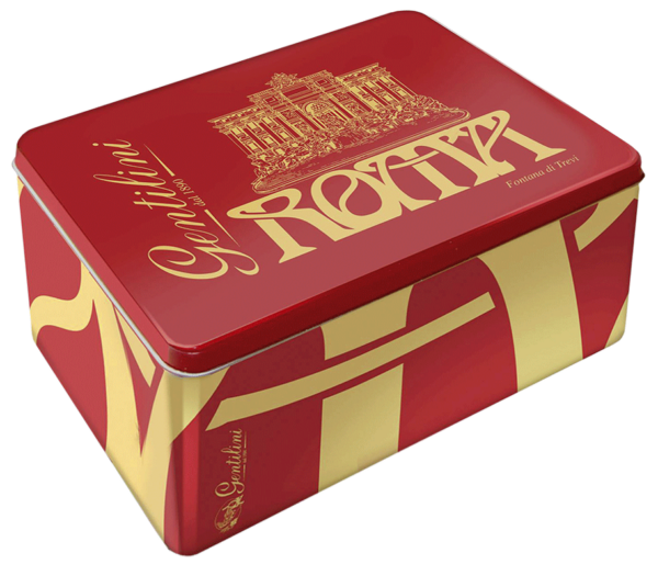 Gentilini Biscottiera Fontana di Trevi con biscotti Favole 500g
