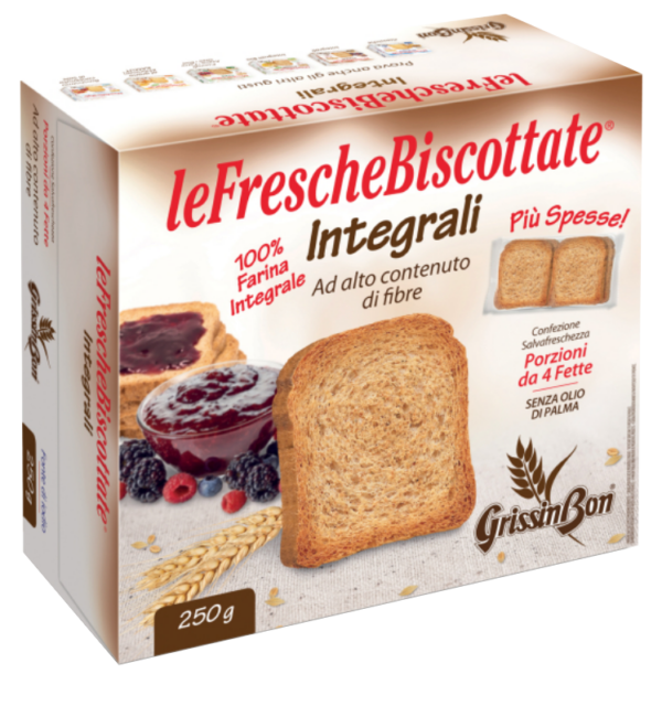 GrissinBon Fette Biscottate Integrali FrescheBiscottate 250g