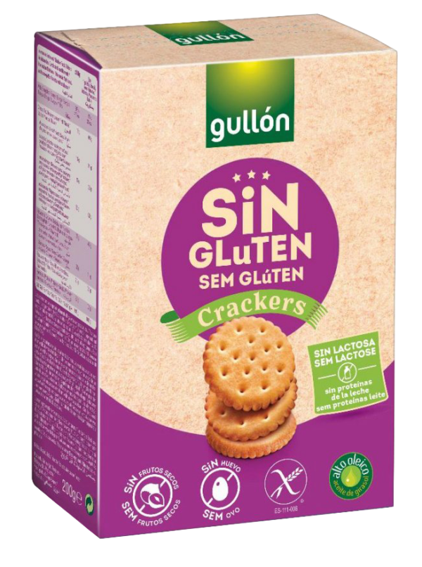 Gullon Crackers Salato Senza Glutine e Lattosio 200g