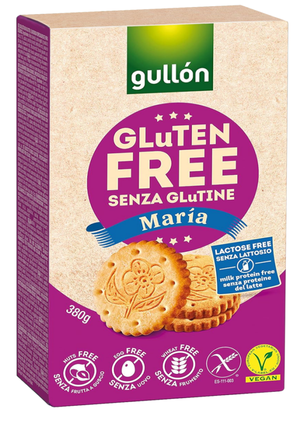 Gullon Maria Biscotti Senza Glutine e Senza Lattosio 380g