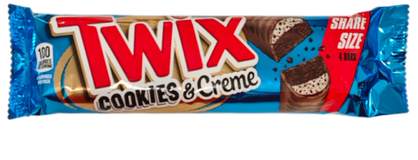 Twix Cookies & Creme Barretta con Crema Vaniglia e Pezzi di Biscotto 77,1g