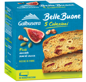 Galbusera BelleBuone Fette Spesse con Fichi, Nocciole e Semi di Zucca 200g