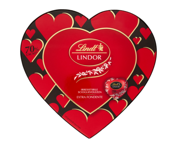 Lindt Lindor Scatola Cuore Fondente 70% 96g