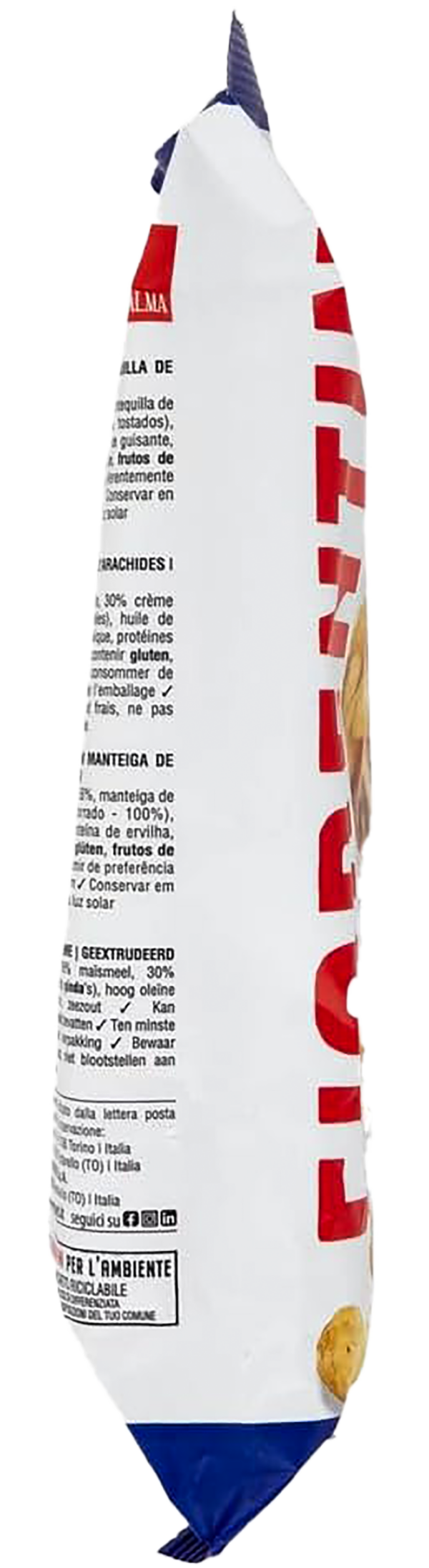 Fiorentini Snick Snack Peanut Butter Cornetti di Mais con Crema di Arachidi 70g