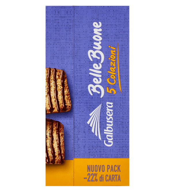 Galbusera BelleBuone Fette Spesse con Cioccolato, Semi di Papavero, Girasole e Zucca 200g lato