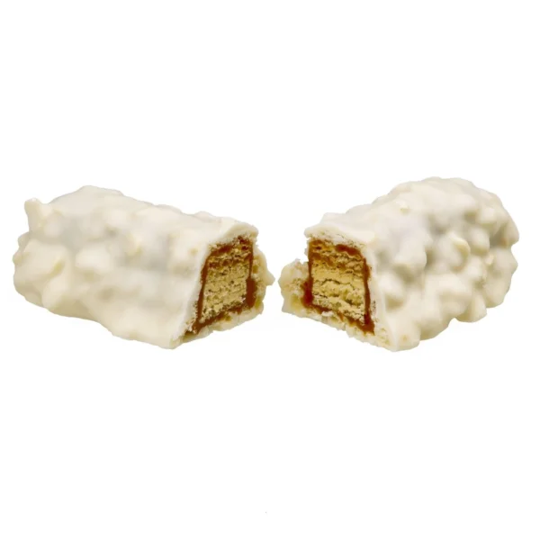Lion White Barretta al Cioccolato Bianco con Wafer e Riso Soffiato 42g