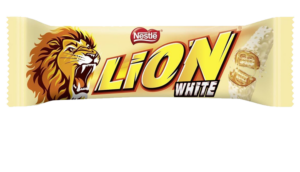 Lion White Barretta al Cioccolato Bianco con Wafer e Riso Soffiato 42g