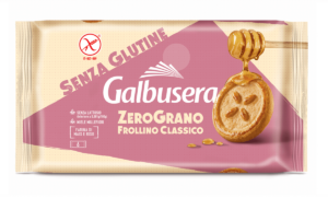 Galbusera ZeroGrano Frollini con Miele Millefiori Senza Glutine e Senza Lattosio 220g
