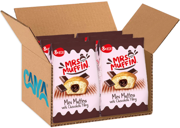 Mr. Brownie Mini Muffins con Ripieno al Cacao 200g box