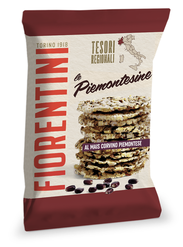 Fiorentini Tesori Regionali Piemontesine Gallette con Mais Corvino 90g