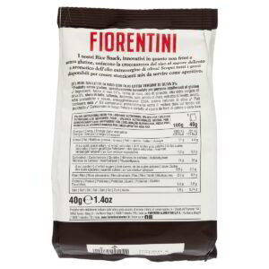 Fiorentini Rice Snack all'Olio Extra Vergine di Oliva 40g retro