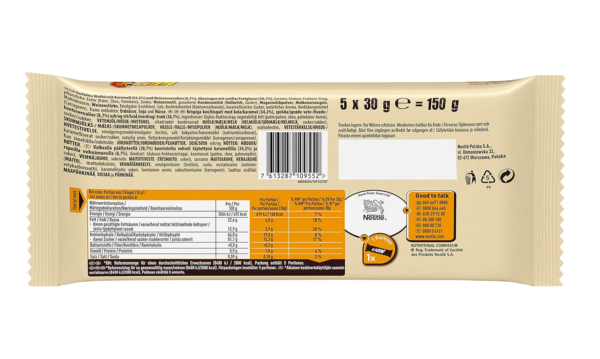 Lion White Barretta al Cioccolato Bianco con Wafer e Riso Soffiato 150g retro