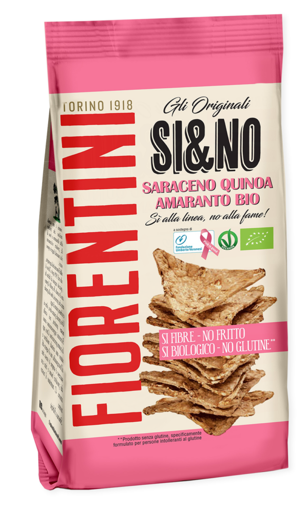 Fiorentini Si&No BIO Triangolini di Grano Saraceno con Quinoa e Amaranto 80g