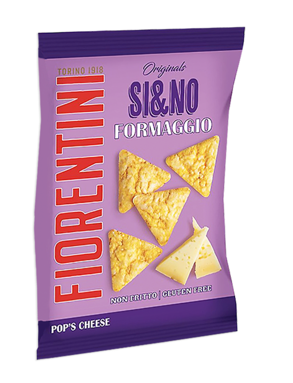 Fiorentini Si e No Pop's Cheese Mini Gallette di Mais al Formaggio 40g box